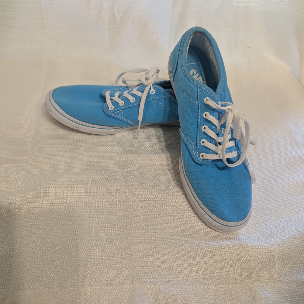Vans Blue and White Women's Sneakers